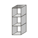 New Toughen Glass Cube Display Set Counter Top or Free standing Displays SIZE 3