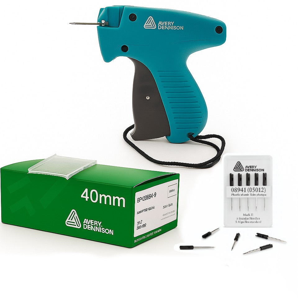 Avery Dennison Tagging Gun Set With Barbs & Needles