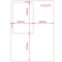 S17 A4 Integrated Labels - Box of 1000