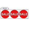500x45mm Red Self-Adhesive Promotional Price Labels for Retail SALE
