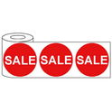 500x45mm Round Adhesive Sale & Special Offer Stickers - Discounted Promo Labels