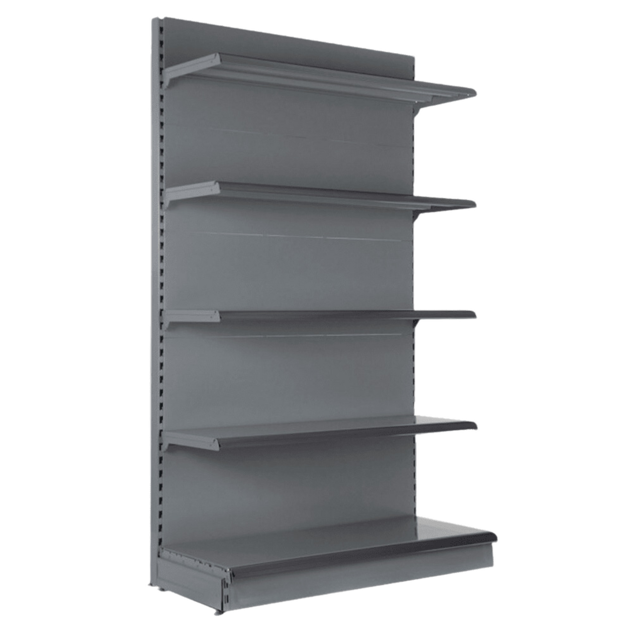 Silver Retail Wall Shelving - H210cm x W80cm