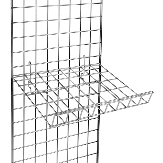 Extra Strong Wire Shelf With Lip For Grid Mesh Panels
