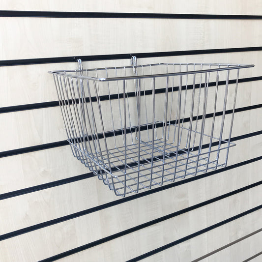 Heavy Duty! Slatwall Retail Shop Display Basket