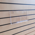 Slatwall 2-Bay A5 Portrait Leaflet Holder for Efficient Display Solutions