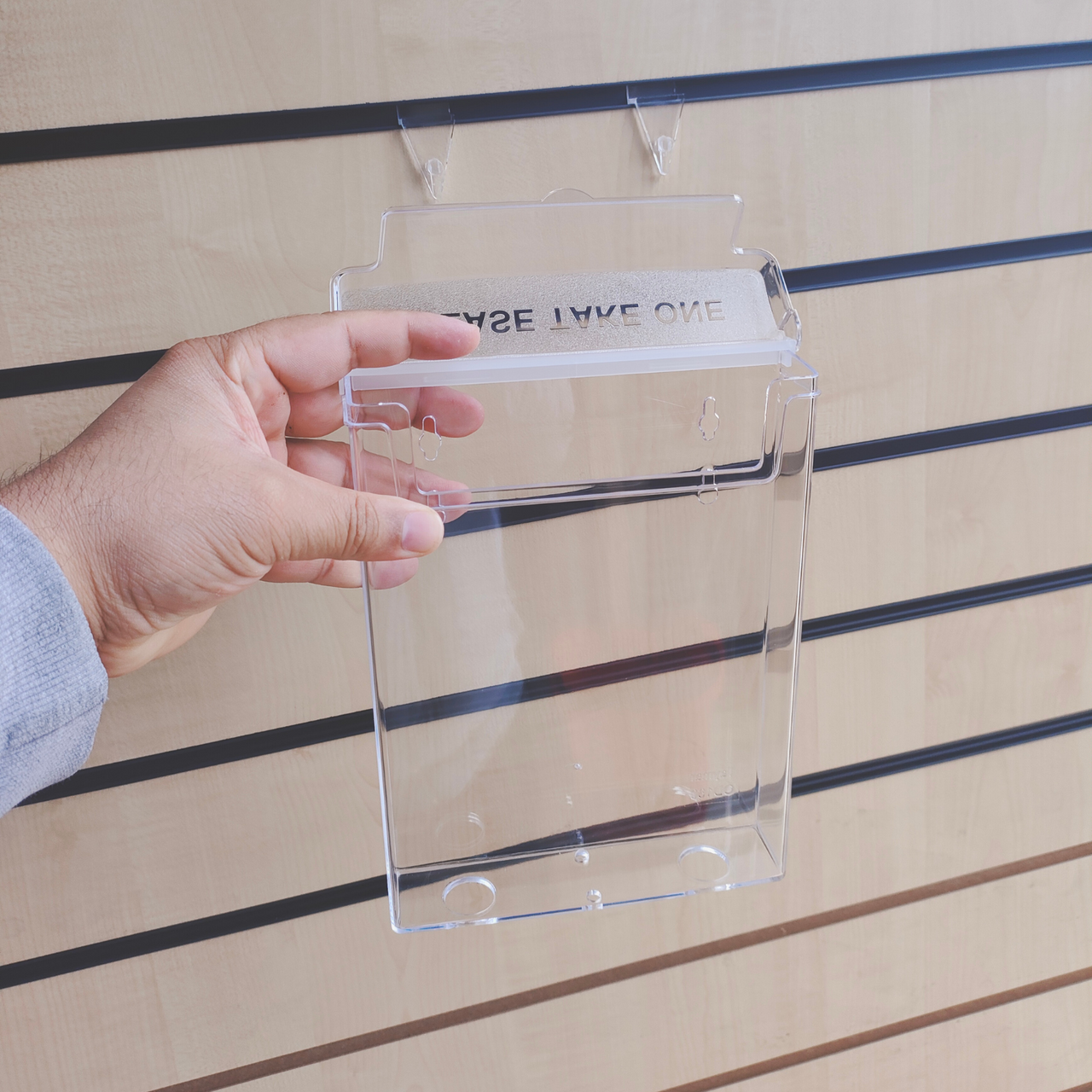 A5 Weather resistant outdoor leaflet holder