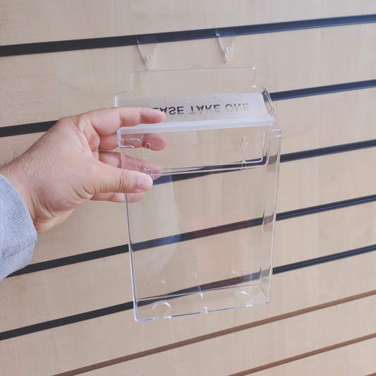 A5 Weather resistant outdoor leaflet holder