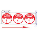 500x45mm Round Adhesive Special Offer Was/Now