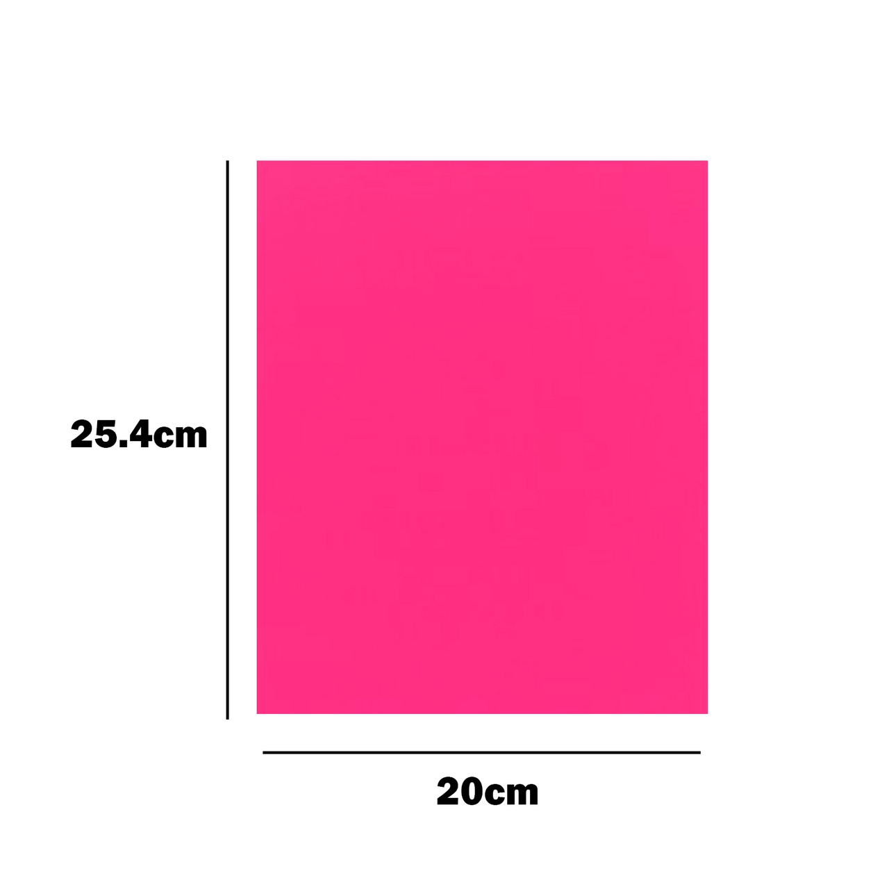 Thick Sized Plain Fluorescent Dyglo Cards