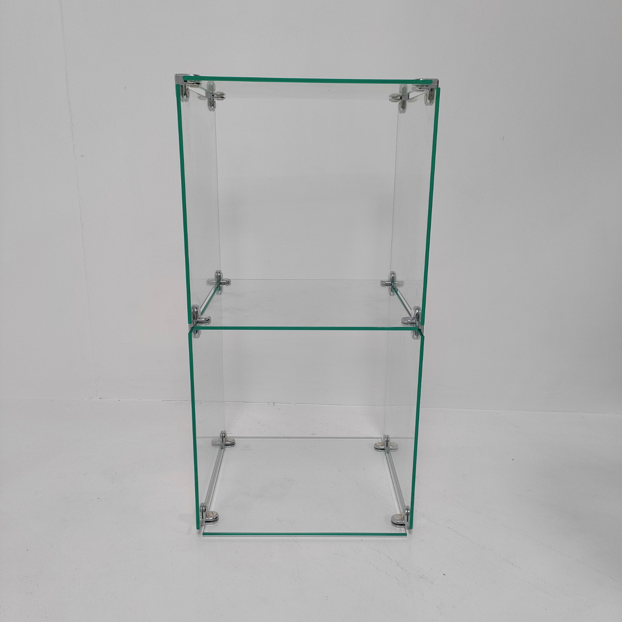New Toughen Glass Cube Display Set Counter Top or Free standing Displays SIZE 2