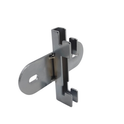 Round Column Short Wall Fixing Bracket- Chrome