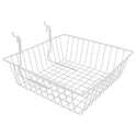 White Heavy Duty! Gridwall Mesh Retail Shop Display Basket