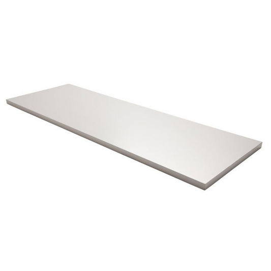 White MDF Twin Slot Shelving Set